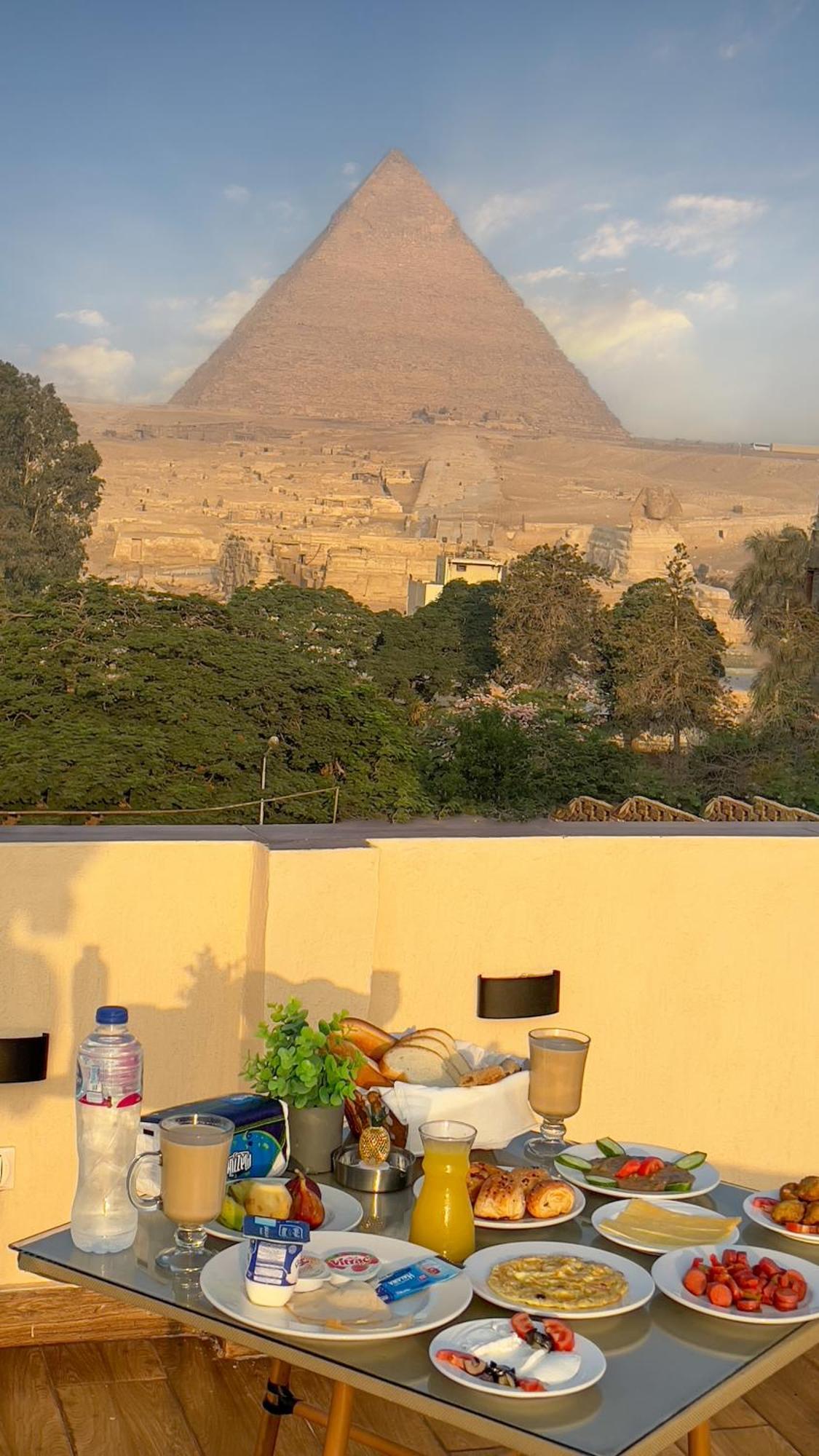 Kafret el-Gabal Pyramids Vista Inn מראה חיצוני תמונה